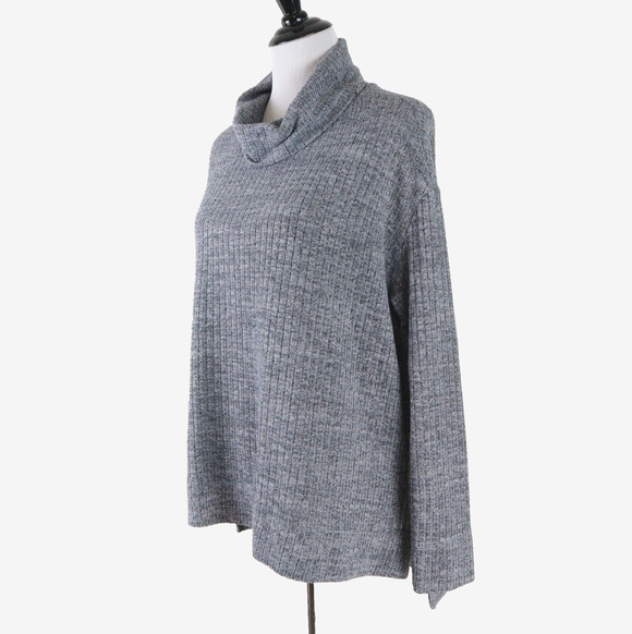 Anthropologie Sweaters - Anthropologie Size S Maeve Ribbed Turtleneck Sweater Gray